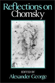 Cover of: Reflections on Chomsky