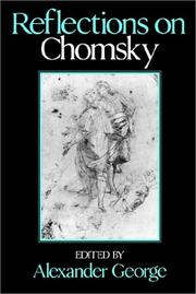 Cover of: Reflections on Chomsky by Noam Chomsky, Alexander George