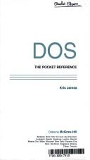 Cover of: DOS, the pocket reference