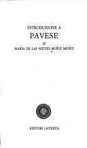 Cover of: Introduzione a Pavese by María de las Nieves Muñiz Muñiz