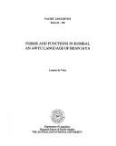 Forms and functions in Kombai, an Awyu language of Irian Jaya by Lourens de Vries