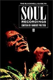 Cover of: The Blackwell guide to soul recordings by Robert Pruter