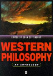 Cover of: Western philosophy by edited by John Cottingham.