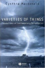 Cover of: Varieties of Things: Foundations of Contemporary Metaphysics (Contemporary Philosophy)