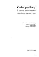 Cover of: Cudze problemy: o ważności tego, co neiważne : analiza dyskursu publicznego w Polsce