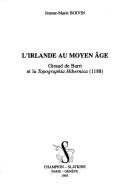 Cover of: L' Irlande au Moyen Age by Jeanne-Marie Boivin