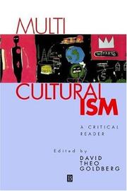 Cover of: Multiculturalism by David Theo Goldberg.