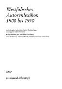Cover of: Westfälisches Autorenlexikon by Walter Gödden