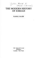 The modern history of Jordan by Kamal S. Salibi