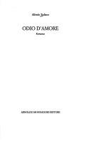 Cover of: Odio d'amore: romanzo