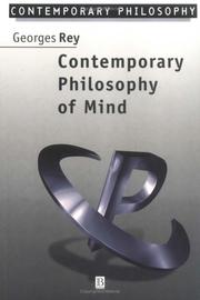 Cover of: Contemporary philosophy of mind: a contentiously classical approach