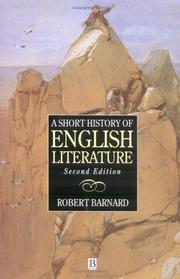 Cover of: A short history of English literature by Robert Barnard