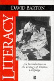 Cover of: Literacy by Barton, David