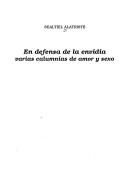 Cover of: En defensa de la envidia by Sealtiel Alatriste