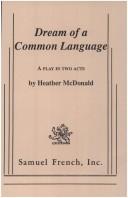Cover of: Dream of a common language