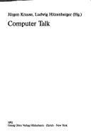 Cover of: Computer Talk