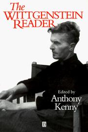 Cover of: The Wittgenstein Reader (Blackwell Readers) by Anthony Kenny