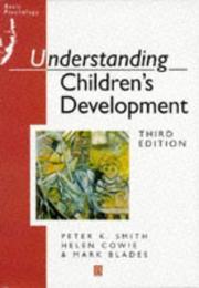 Cover of: Understanding children's development by Peter K. Smith