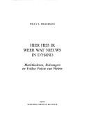 Hier heb ik weer wat nieuws in d'hand by Willy Louis Braekman