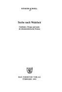 Cover of: Suche nach Wahrheit by Rüdiger Schnell