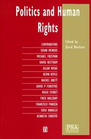 Cover of: Politics and human rights by edited by David Beetham.