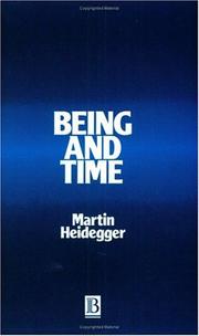 Cover of: Being and Time by Martin Heidegger