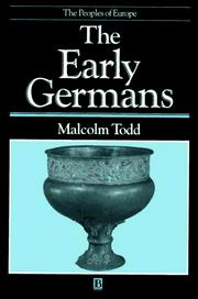 Cover of: The Early Germans (Peoples of Europe) | Malcolm Todd