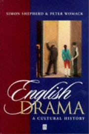 Cover of: English drama: a cultural history