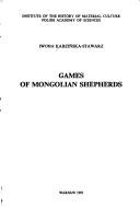 Cover of: Games of Mongolian shepherds