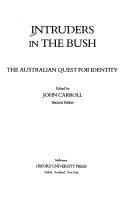 Cover of: Intruders in the bush: the Australian quest for identity