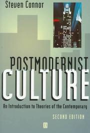 Cover of: Postmodernist Culture by Steven Connor