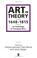 Cover of: Art in Theory, 1648-1815