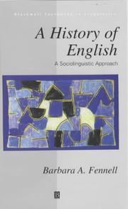 A History of English by Barbara A. Fennell