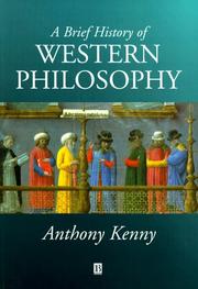 Cover of: A brief history of western philosophy