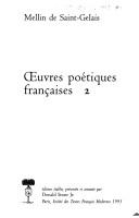 Cover of: Oeuvres poétiques françaises