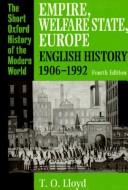 Cover of: Empire, welfare state, Europe | Trevor Owen Lloyd