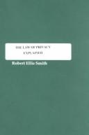 Cover of: The law of privacy in a nutshell by Robert Ellis Smith