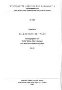 Cover of: Hans Carl Artmann, tradition littéraire et exercices de style: la mémoire ouverte ou la mort déjouée