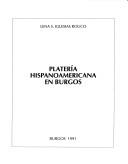 Cover of: Platería hispanoamericana en Burgos