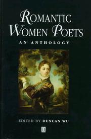 Cover of: Romantic Women Poets: An Anthology (Blackwell Anthologies)