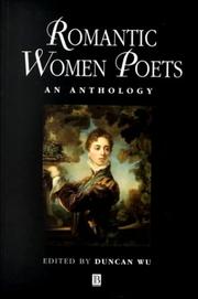 Cover of: Romantic women poets: an anthology