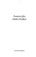 Cover of: Ninfa plebea