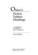 Olderr's fiction subject headings by Steven Olderr