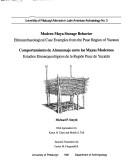 Modern Maya storage behavior by Smyth, Michael P.