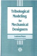 Cover of: Tribological modeling for mechanical designers