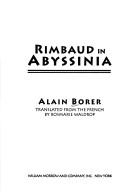 Cover of: Rimbaud in Abyssinia