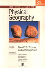 The Dictionary of Physical Geography by Andrew S. Goudie
