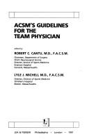 Cover of: ACSM'S guidelines for the team physician