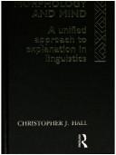 Morphology and mind by Hall, Christopher J.