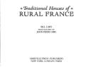 Cover of: Traditional houses of rural France by Bill Laws